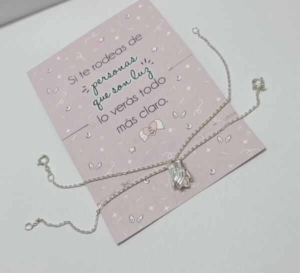 SET de pulseras de acero blanco modelo JEANE - Image 2