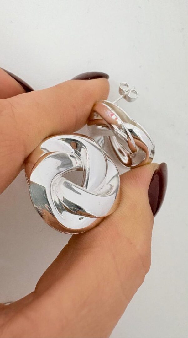 AROS de acero blanco diseño NUDO inflados - Image 2