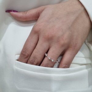 ANILLO de plata modelo anti ansiedad n14