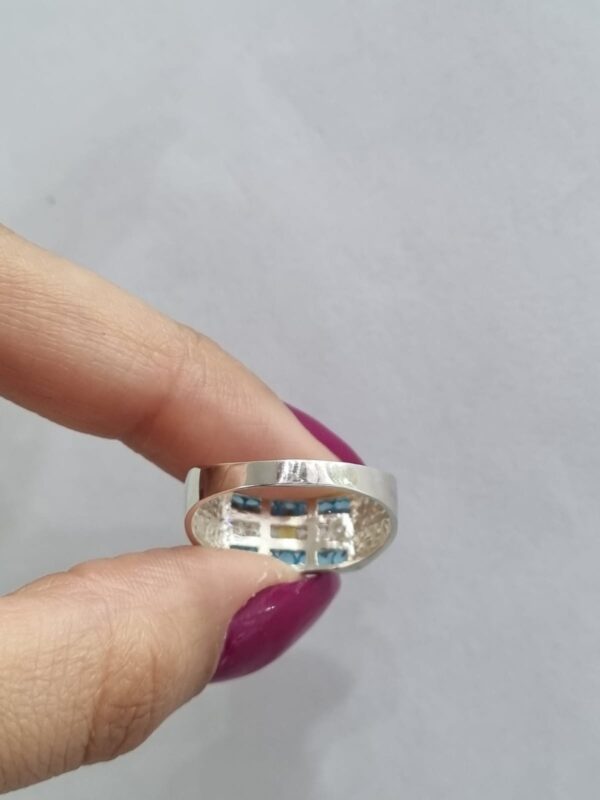 ANILLO de plata con piedras diseño "ARGENTINA" - Image 5