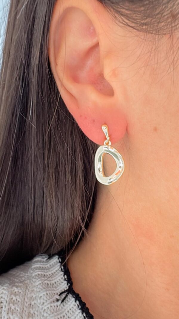 AROS de acero dorado diseño colgante OBAL