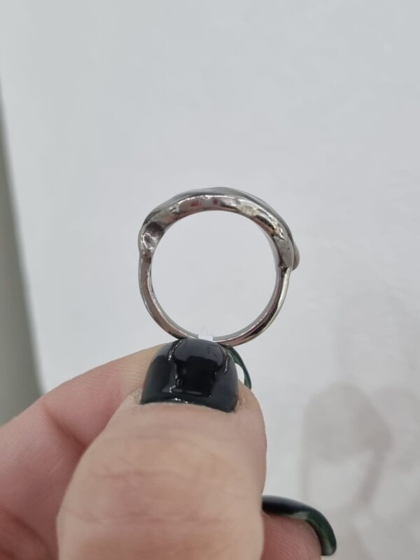 ANILLO de acero modelo HOJA - Image 3