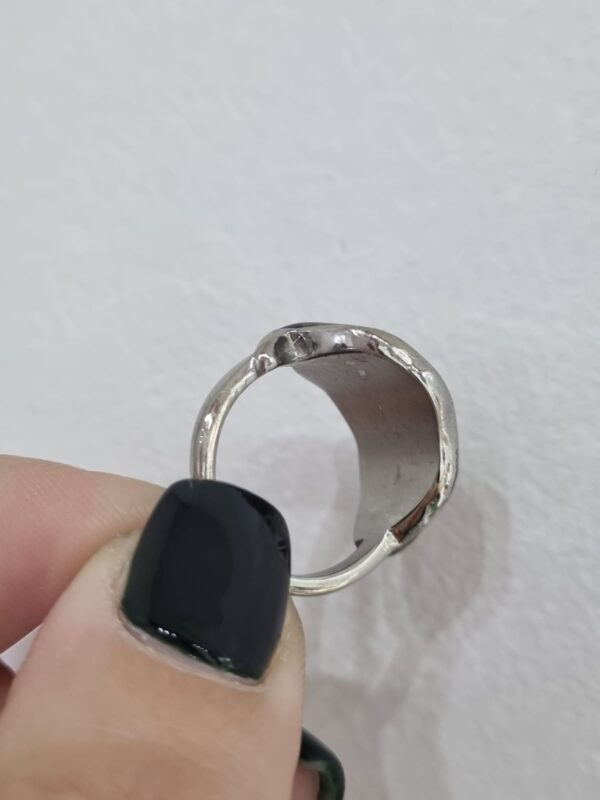 ANILLO de acero modelo HOJA - Image 4