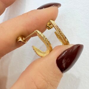 AROS de acero dorado diseño cubano OBAL abierto