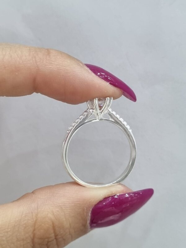 ANILLO de plata rodinada tipo CINTILLO n18 - Image 4