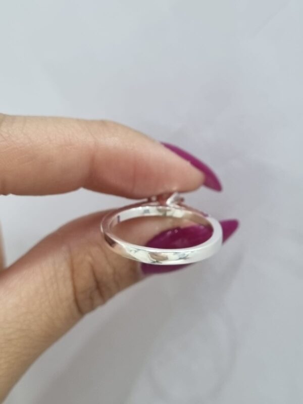 ANILLO de plata rodinada tipo CINTILLO n18 - Image 6