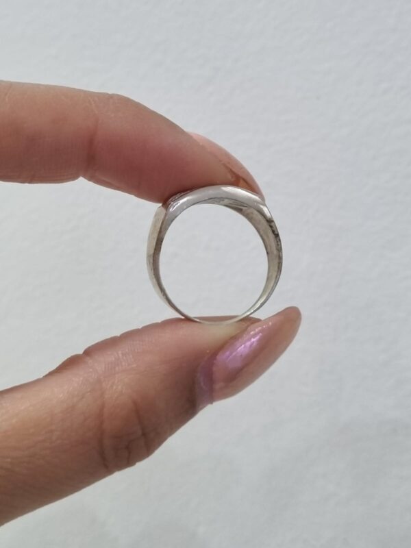 ANILLO de plata con oro y piedras n18 - Image 3