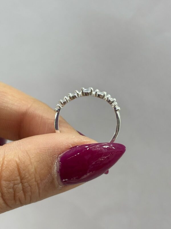 ANILLO de plata rodinada modelo "ROMA" - Image 2