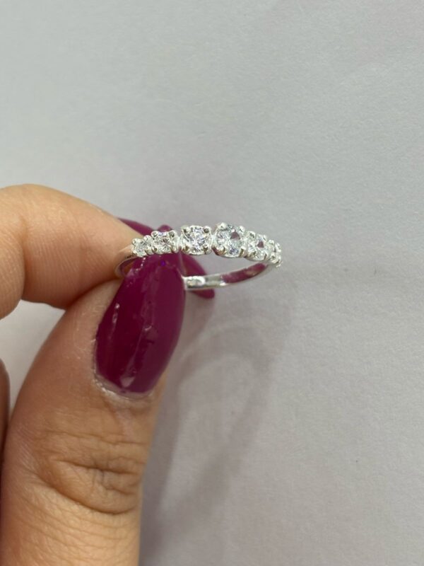 ANILLO de plata rodinada modelo "ROMA" - Image 3