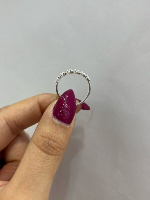 ANILLO de plata rodinada modelo "ROMA" - Image 4