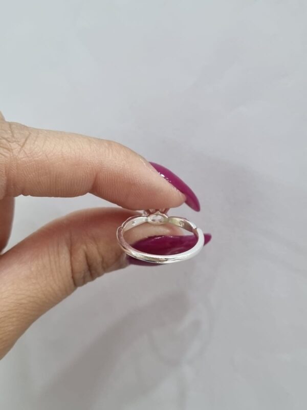 ANILLO de plata rodinada modelo ""BARI - Image 6