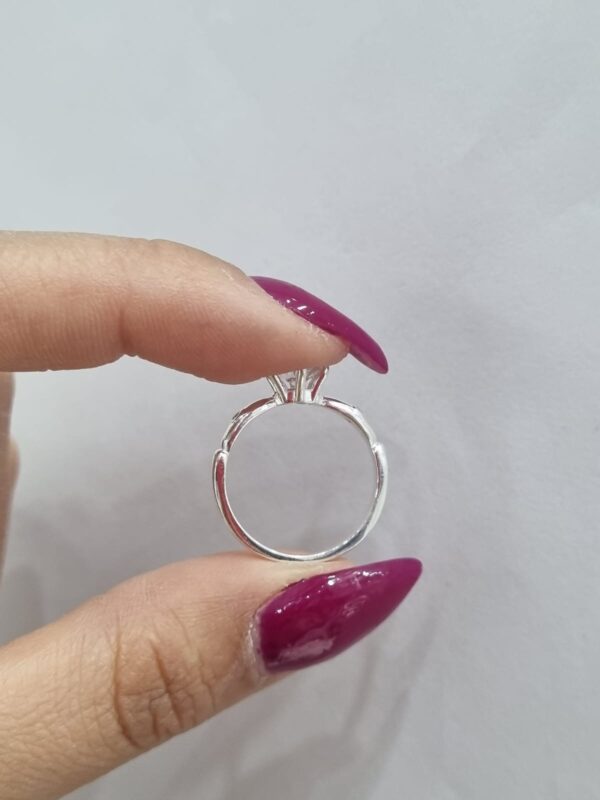 ANILLO de plata rodinada modelo ""BARI - Image 7