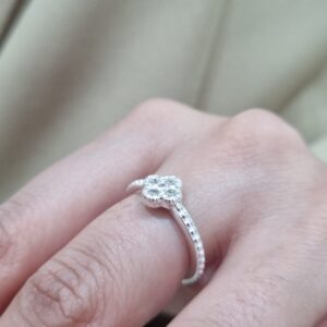 ANILLO de plata rodinada modelo ""OLBIA"