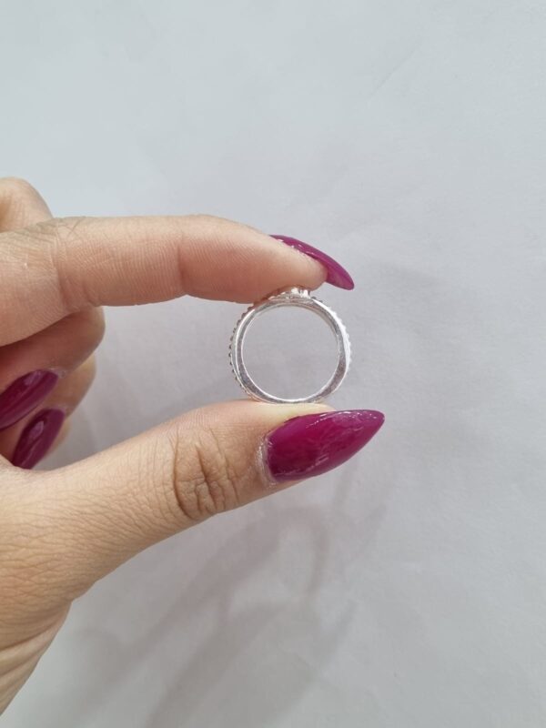 ANILLO de plata rodinada modelo ""OLBIA" - Image 2