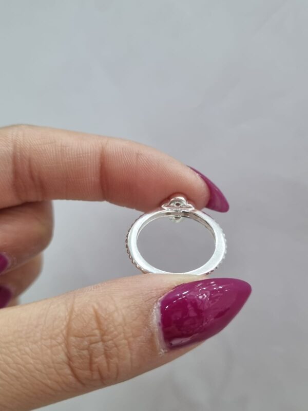 ANILLO de plata rodinada modelo ""OLBIA" - Image 4