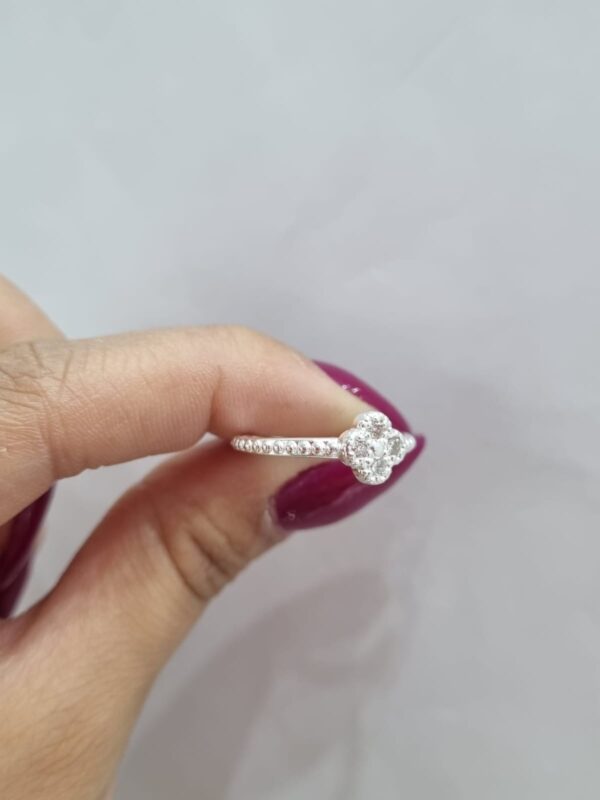 ANILLO de plata rodinada modelo ""OLBIA" - Image 6