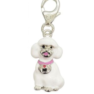 DIJE DE PLATA LINEA MONONA MODELO PERRO CANICHE