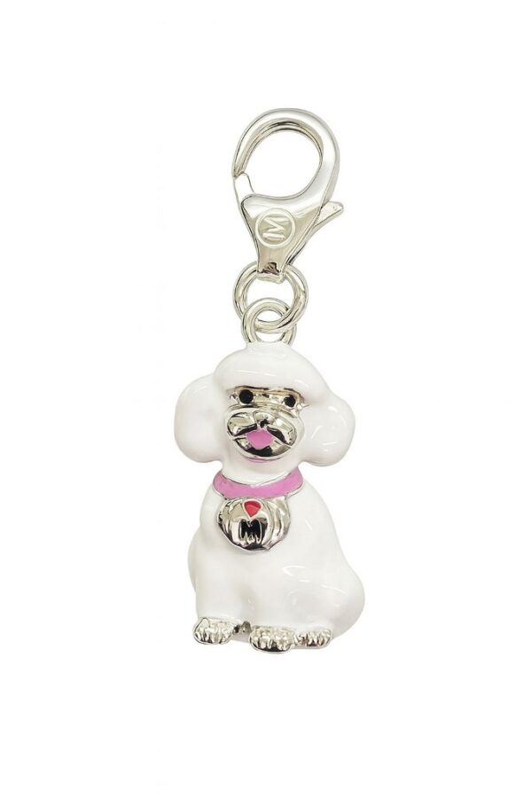 DIJE DE PLATA LINEA MONONA MODELO PERRO CANICHE
