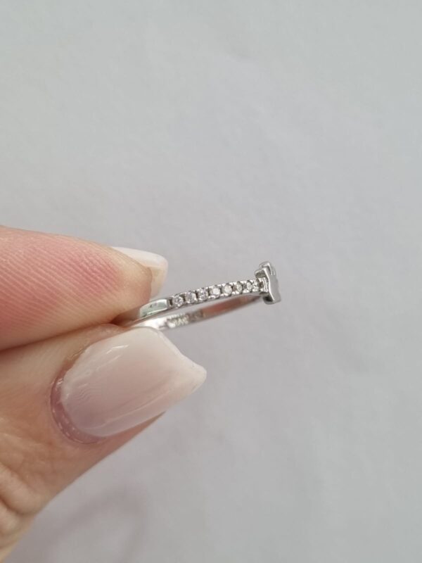 ANILLO de plata rodinada modelo "Manito" N°11 - Image 3