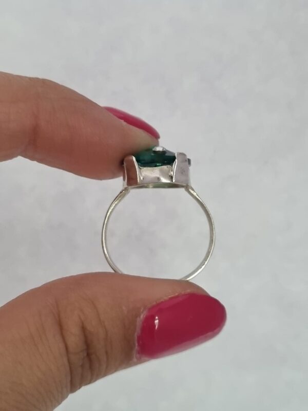 ANILLO de plata con cristal europeo N16 - Image 3