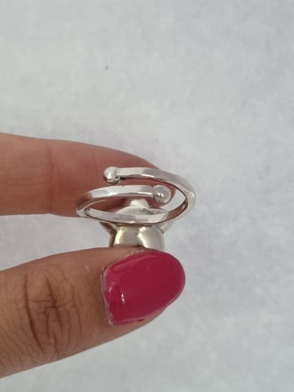 ANILLO de plata con cristal europeo diseño estrella ,regulable - Image 2