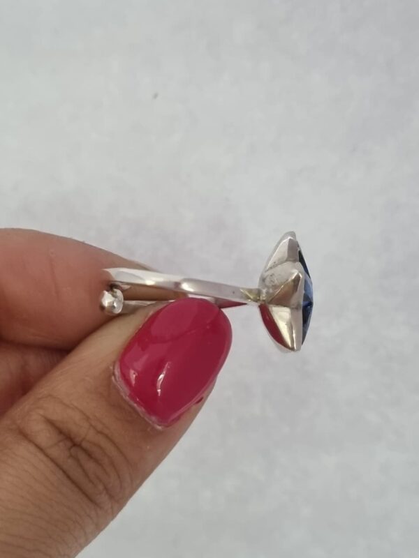 ANILLO de plata con cristal europeo diseño estrella ,regulable - Image 3