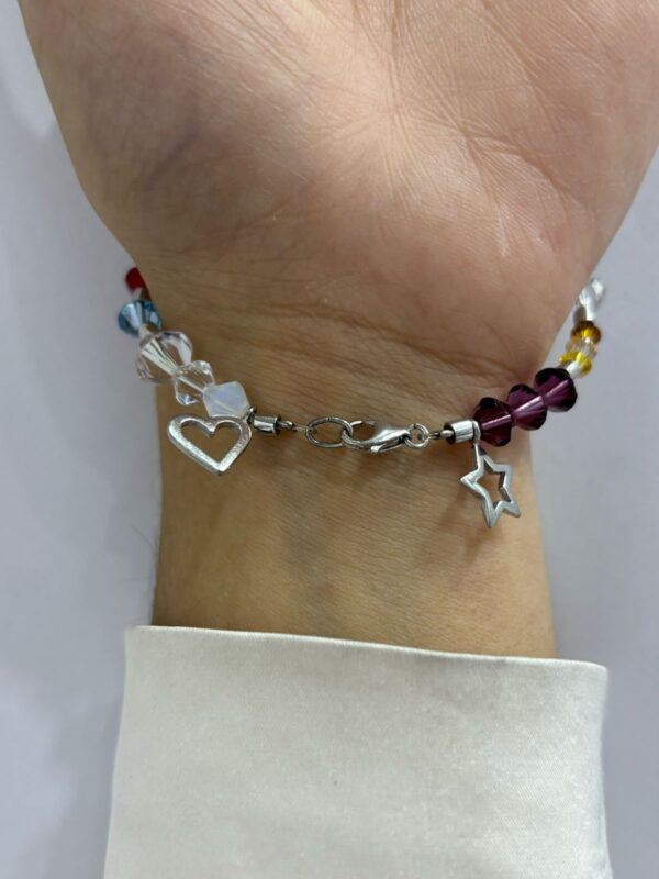 PULSERA de plata con cristal europeo modelo LA VIDA DE JESÚS - Image 4