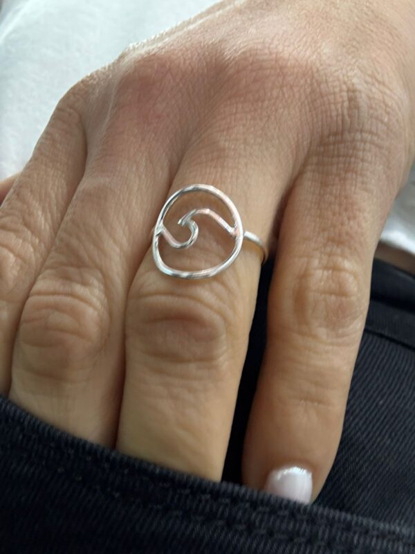 ANILLO de plata modelo "OLA" - Image 2