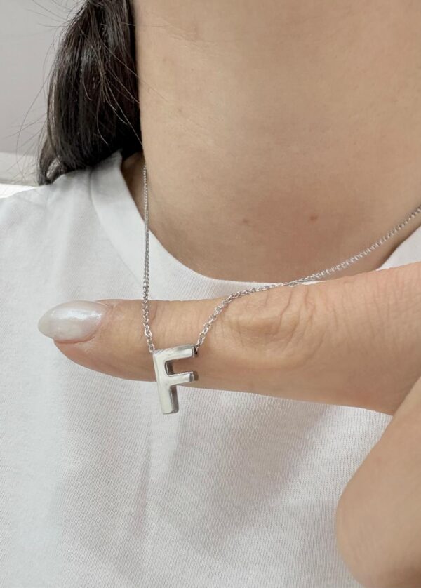 CONJUNTO de acero diseño con incial "F" - Image 2