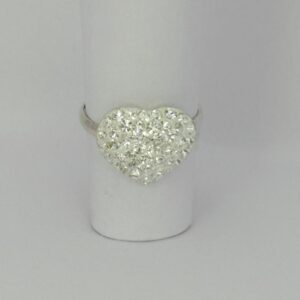 ANILLO de plata diseño "CORAZÓN"  N°13
