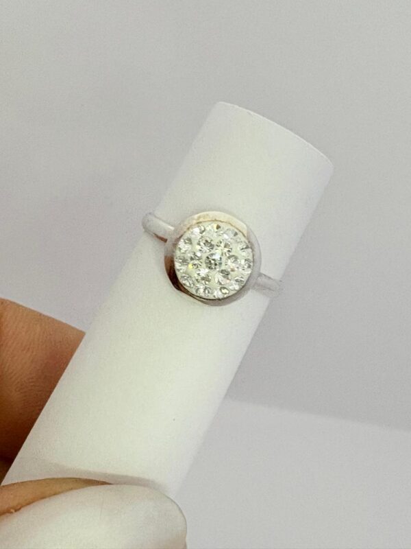 ANILLO de plata diseño "CIRCULO"  N°13