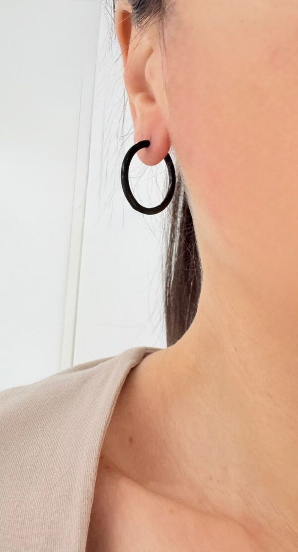AROS DE ACERO NEGRO MODELO CUBANOS 2CM