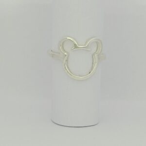ANILLO de plata modelo "Mickey Mouse" ajustable