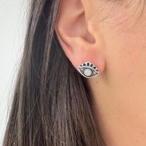 AROS DE ACERO BLANCO MODELO OJO