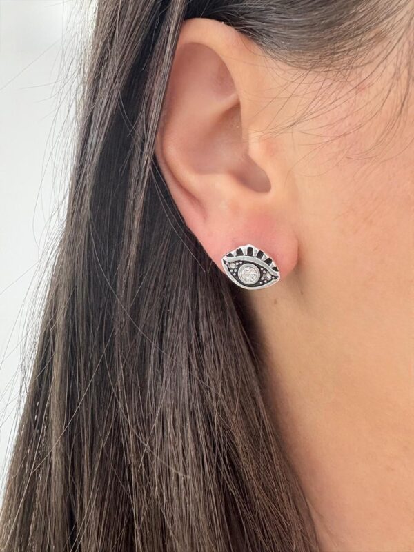 AROS DE ACERO BLANCO MODELO OJO