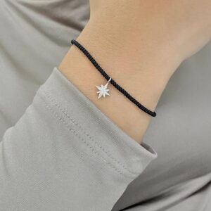 PULSERA linea DE DIOS modelo con dije ESTRELLA