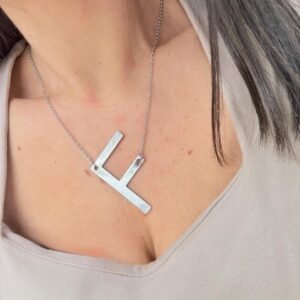 CONJUNTO DE ACERO DISEÑO CADENA CON INICIAL "F"