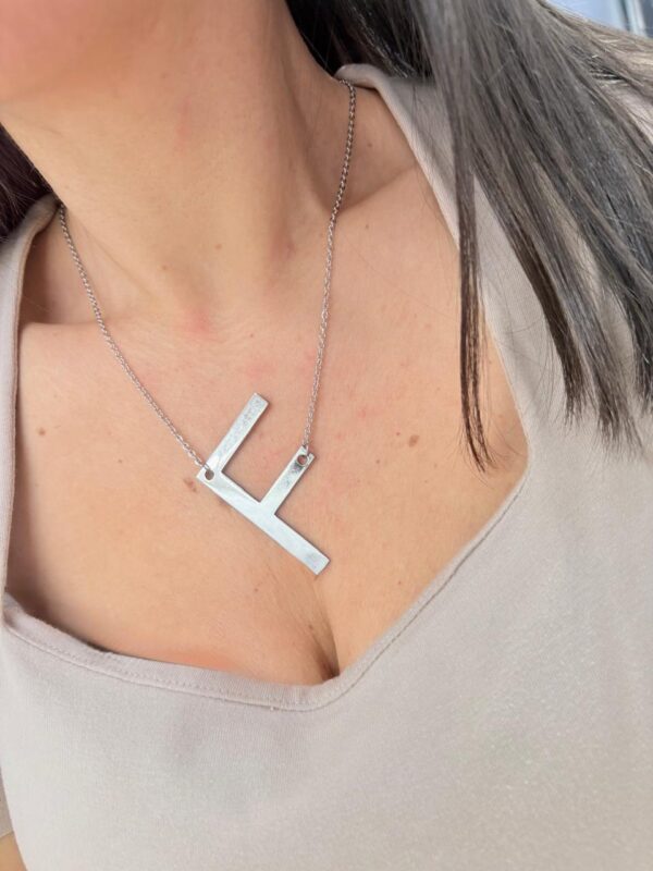 CONJUNTO DE ACERO DISEÑO CADENA CON INICIAL "F"