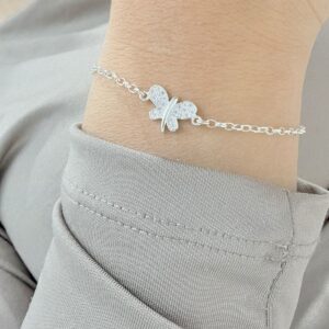 PULSERA de plata diseño "MARIPOSA"
