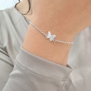 PULSERA de plata diseño "MARIPOSA"
