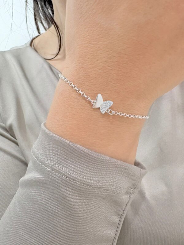 PULSERA de plata diseño "MARIPOSA"