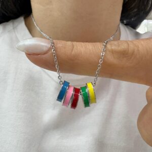 CONJUNTO de acero diseño "DONAS MULTICOLOR"
