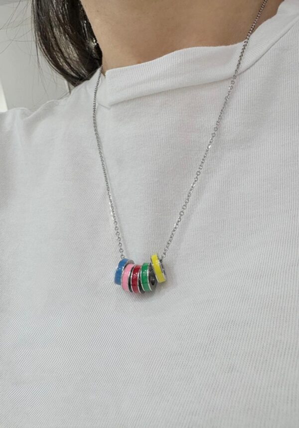 CONJUNTO de acero diseño "DONAS MULTICOLOR" - Image 2