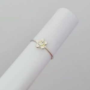ANILLO de plata modelo "FLOR"  N°7