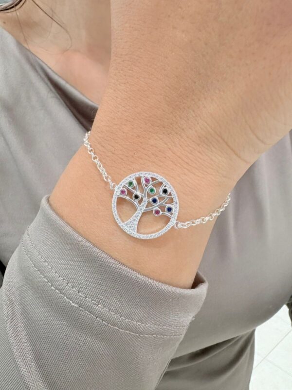PULSERA de plata con ÁRBOL DE LA VIDA