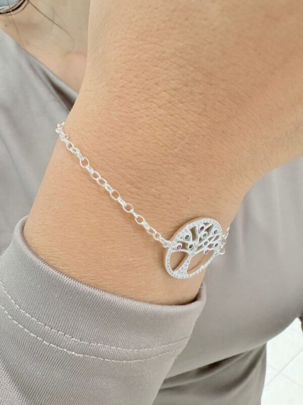 PULSERA de plata con ÁRBOL DE LA VIDA - Image 2