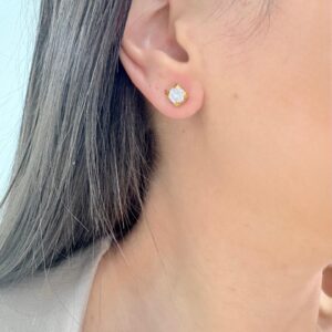 AROS DE ACERO DORADO MODELO CUADRADOS