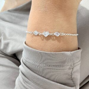 PULSERA de plata diseño "CORAZÓN"
