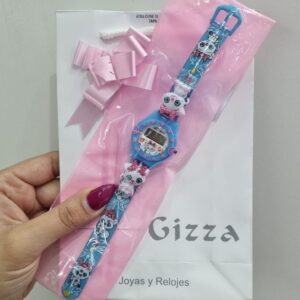 RELOJ PARA NIÑA linea DIGITAL diseño "GATITO"