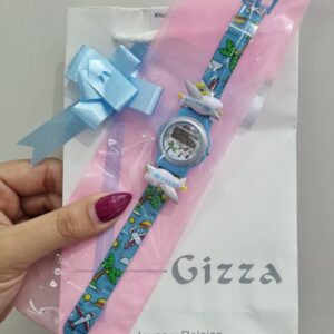 RELOJ PARA NIÑO linea DIGITAL diseño "AVION"